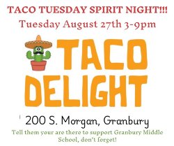 Spirit Night at Taco Delight